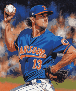 Jacob DeGrom Baseball Legend Diamond Painting