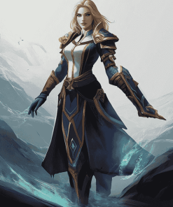 Jaina Proudmore Video Game Diamond Painting