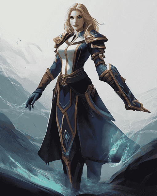 Jaina Proudmore Video Game Diamond Painting