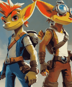 Jak and Daxter Adventure Diamond Painting