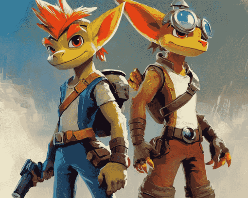 Jak and Daxter Adventure Diamond Painting