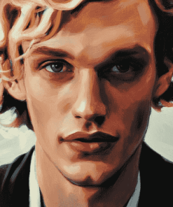 Jamie Campbell Bower Star Diamond Painting