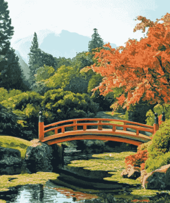 Japanese Mountain Gardens Diamond Painting