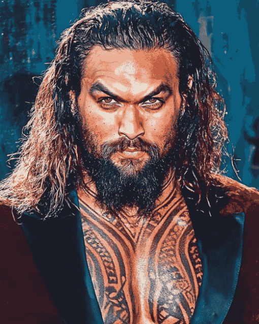 Jason Momoa Celebrities Diamond Painting