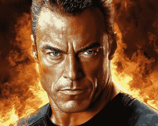 Jean Claude Van Damme Celebrity Diamond Painting