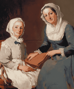 Jean Simeon Chardin Mother Daughter Diamond Painting