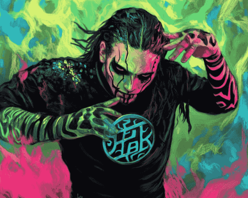 Jeff Hardy Famous Figures Diamond Painting