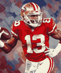 Jerry Rice Iconic Football Diamond Painting