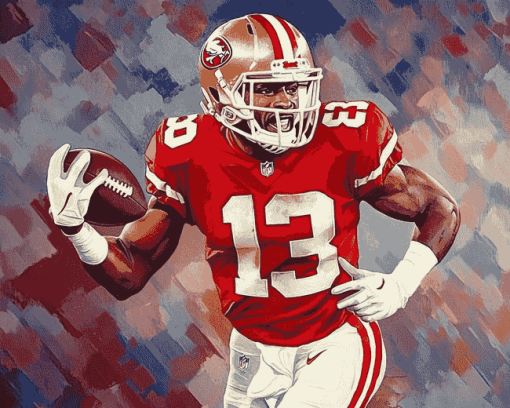 Jerry Rice Iconic Football Diamond Painting