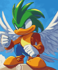 Jet The Hawk Sonic Diamond Painting