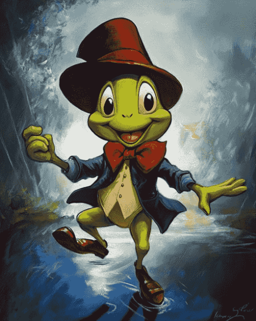 Jiminy Cricket Animation Diamond Painting