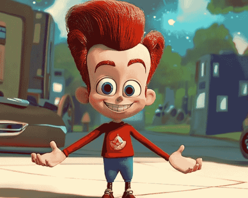 Jimmy Neutron Animation Diamond Painting