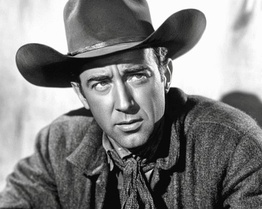 Jimmy Stewart Cowboy Diamond Painting