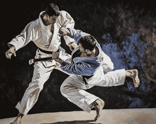 Jiu Jitsu Martial Arts Diamond Painting