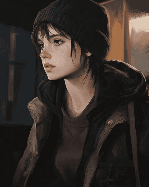 Jodie Beyond Two Souls Character Diamond Painting