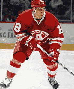 Joe Kocur Detroit Redwings Diamond Painting