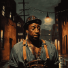 John Coffey Movie Iconic Scene Diamond Painting