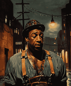 John Coffey Movie Iconic Scene Diamond Painting