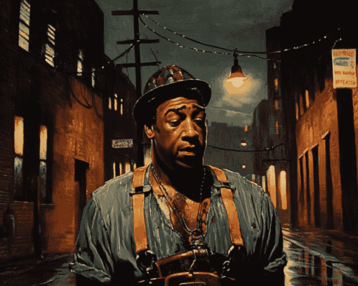 John Coffey Movie Iconic Scene Diamond Painting