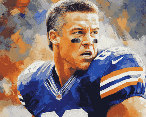 John Elway Iconic Athlete Diamond Painting