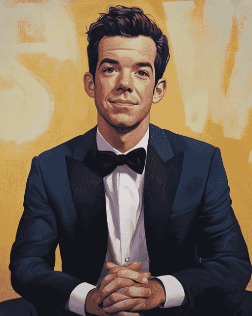 John Mulaney Celebrity Diamond Painting