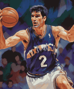 John Stockton Basketball Legend Diamond Painting