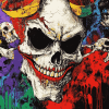 Joker Skeleton Art Diamond Painting