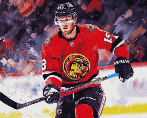 Jonathan Toews Ice Hockey Star Diamond Painting