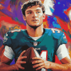 Josh Allen Football Star Diamond Painting