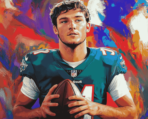 Josh Allen Football Star Diamond Painting