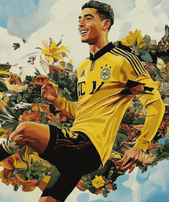 Jude Bellingham Footballer Diamond Painting