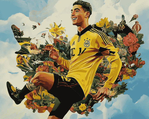 Jude Bellingham Footballer Diamond Painting