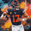 Justin Fields Football Legend Diamond Painting