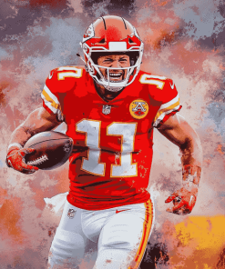 Kansas City Chiefs Football Diamond Painting