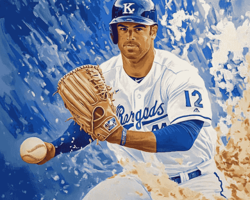 Kansas City Royals Baseball Players Diamond Painting