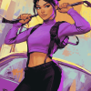 Kate Bishop Cartoon Diamond Painting