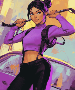 Kate Bishop Cartoon Diamond Painting