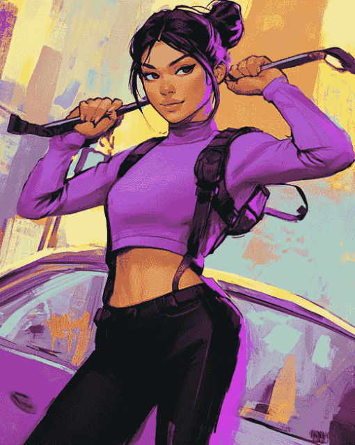 Kate Bishop Cartoon Diamond Painting