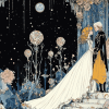 Kay Nielsen Couple Wedding Diamond Painting