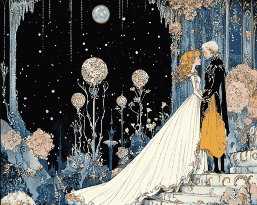 Kay Nielsen Couple Wedding Diamond Painting