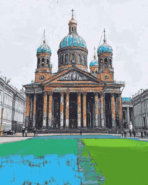 Kazan Cathedral Masterpiece Diamond Painting