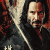 Keanu Reeves in 47 Ronin Diamond Painting