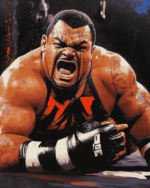 Keith Lee WWE Champion Diamond Painting