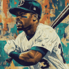 Ken Griffey Jr Pop Art Diamond Painting