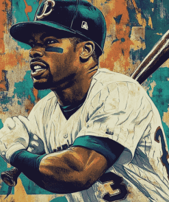 Ken Griffey Jr Pop Art Diamond Painting