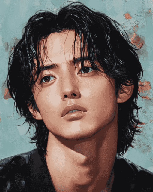 Kento Yamazaki Celebrity Diamond Painting