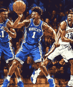 Kentucky Wildcats Basketball Icons Diamond Painting