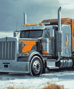 Kenworth Semi Trucks Diamond Painting