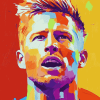 Kevin De Bruyne Pop Art Diamond Painting