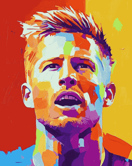 Kevin De Bruyne Pop Art Diamond Painting